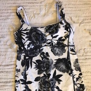Floral Lululemon Work Out Tank